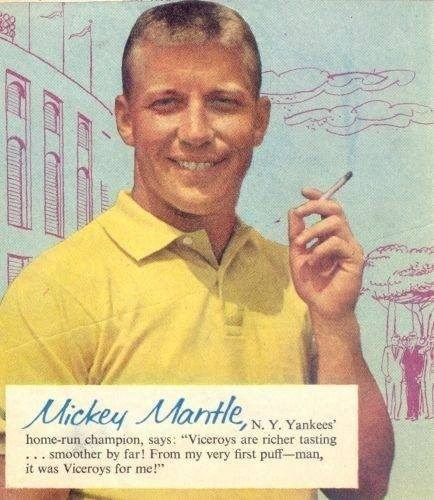 RRepoz's tweet photo. Johnny's First and Last Cigarette...

October 20, 1931 hero Mickey Mantle took his first breath.

October 20, 2019 hero Nick Tosches took his last breath. https://t.co/pPC0LtBiKd