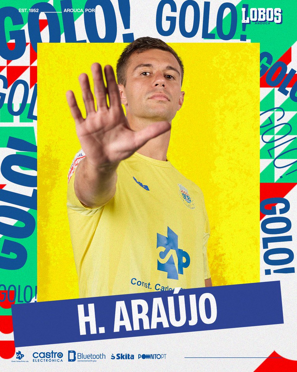 GOLO! H. ARAÚJO !
 
Maria da Fonte 0-4 FC Arouca

#LobosDeArouca #AmorEPaixao