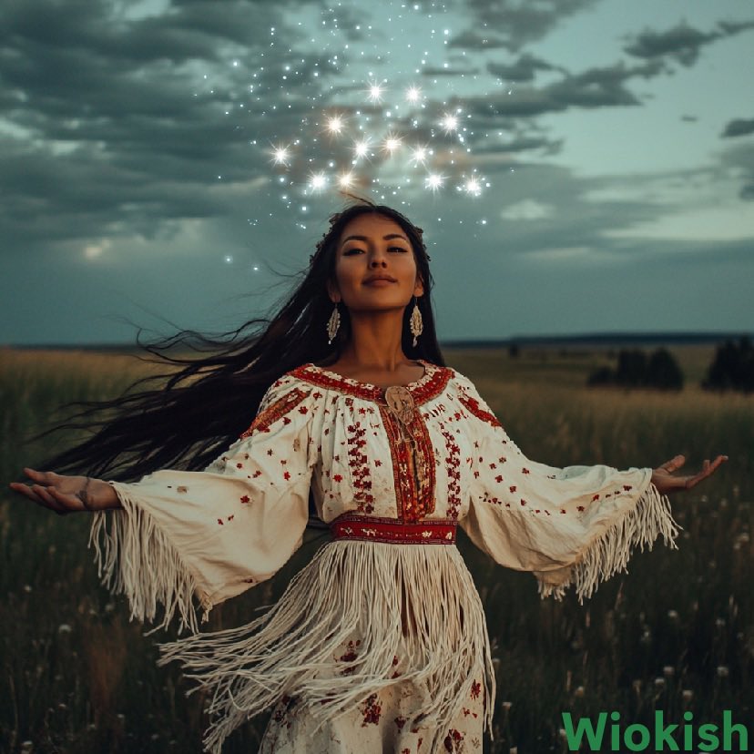 MisbaaChuhal's tweet photo. #WhiteBuffaloWoman: a goddess of the #Pleiades, and sacred benefactor to the #Lakota Indigenous people๐ https://t.co/dC95DOyuWY