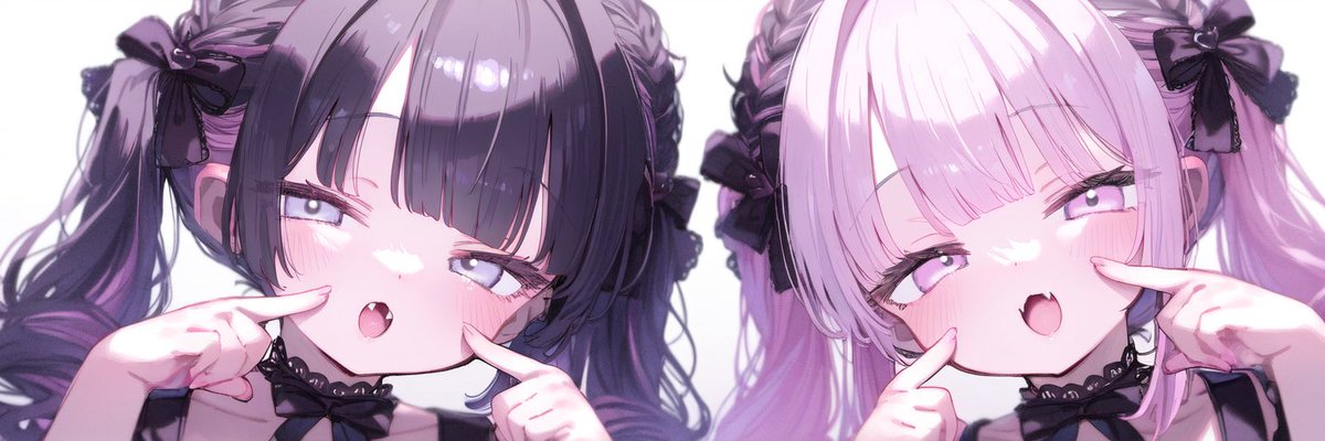hasukimm's tweet image. #フリーヘッダー

トリミングok🩷🖤
ヘッダーやアイコン・ペア画 としてご利用ください