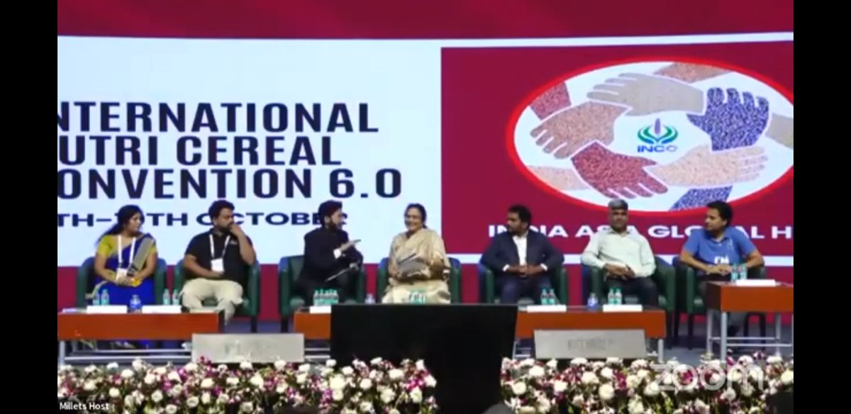 MilletsNews's tweet photo. #INCC 6.0 organized by @nutrihubtbi IIMR 17-19 Oct 2024 brought together stakeholders of #Millets for an intensive discussion on issues & strategies for mainstreaming Millets as a commodity of the decade. https://t.co/t8f0XlY02x
