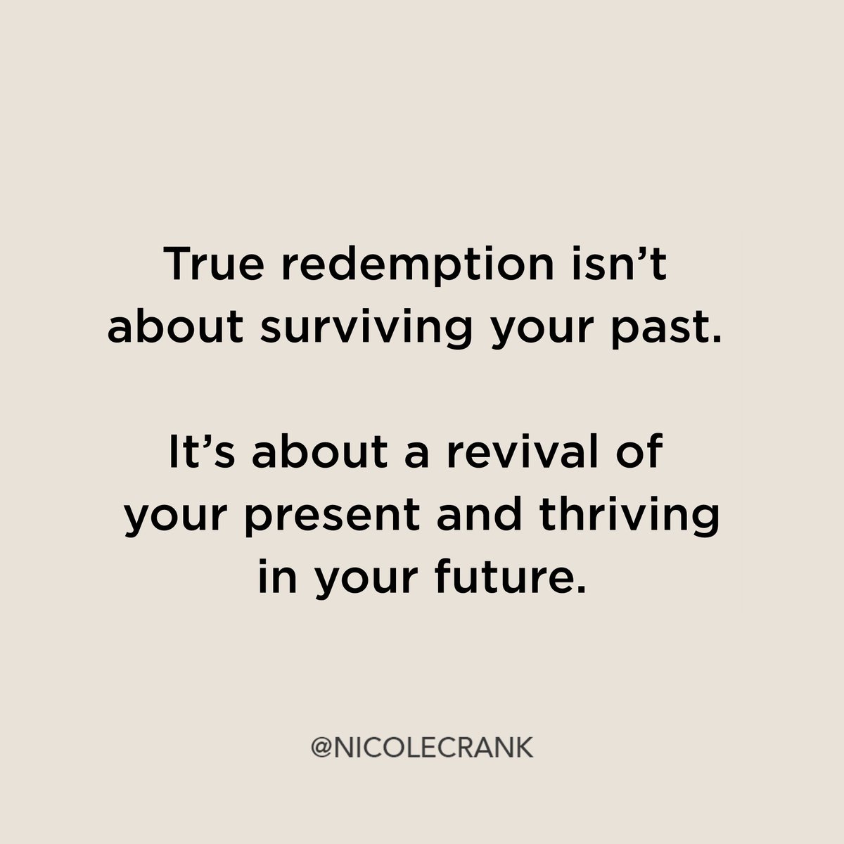 NicoleCrank's tweet photo. What fears or limiting beliefs are you holding onto? Instead of running from them, let’s lean into God’s strength to confront and overcome. When we do, we open the door to real transformation and freedom!
#TrueRedemption #IWillThrive #NicoleCrank https://t.co/u7VyIFKIqR