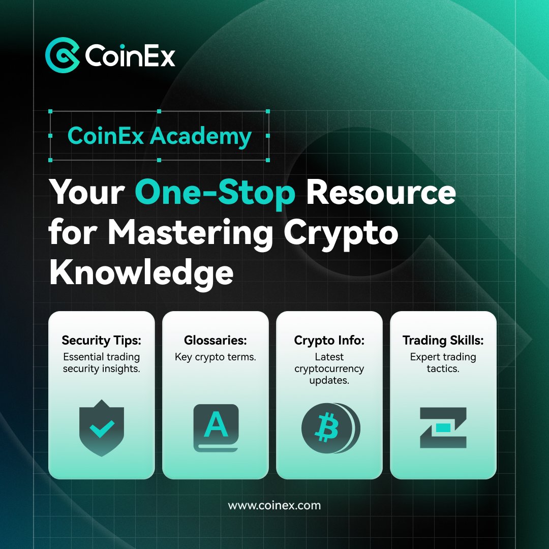 coinexmaddie's tweet photo. We recently launched CoinEx Academy! 🎉 This is your ultimate hub for mastering crypto knowledge. 📚 Start exploring today!🥸

Discover more here🖥️: https://t.co/XCxpuKIkR9

#CoinExAcademy #Web3 #CoinEx https://t.co/QeS5YJYjRi