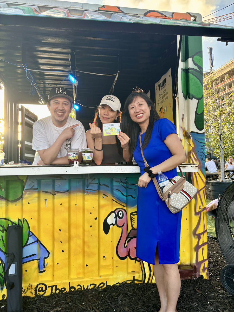 FAAJAFlorida's tweet photo. 10-19-24: FAAJA South Florida Board members attended the Yuzu Boba Voting Event at Smorgasburg in Wynwood, Miami. https://t.co/GJ7TYK25no