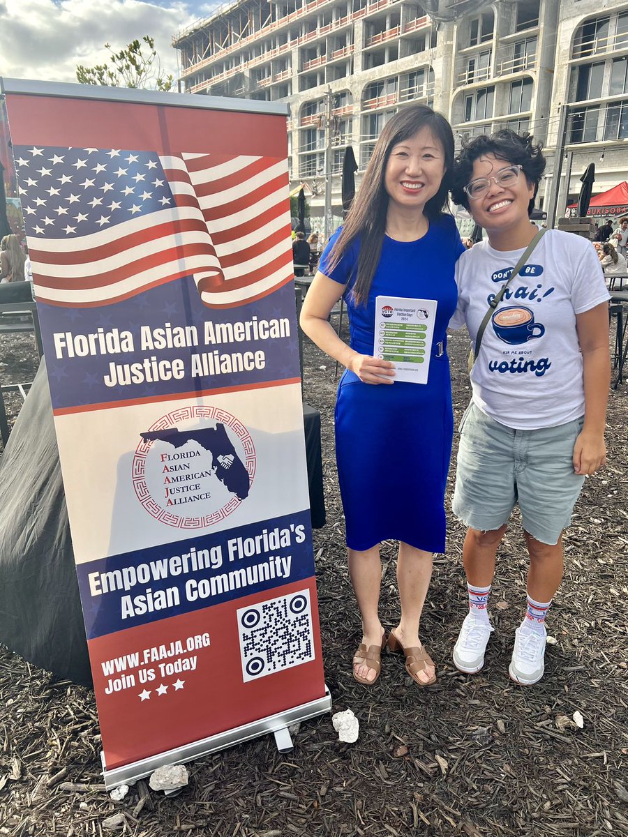 FAAJAFlorida's tweet photo. 10-19-24: FAAJA South Florida Board members attended the Yuzu Boba Voting Event at Smorgasburg in Wynwood, Miami. https://t.co/GJ7TYK25no