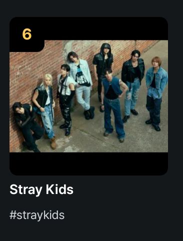 skzchartdata's tweet photo. MAMA Fans' Choice MALE 1st Voting 

#1 ***
#2 ***
#3 *** 
#4 ***
#5 *** 
#6 #StrayKids 🚨

We can do it 💪🏼
Share the poll with more STAYs ‼️

🗳️: 1 vote per device! 
⚠️ Mnet Plus 90% + X 10%
End: 10/25, 23:59 KST
🔗 : https://t.co/Vo4p071HgK

#2024MAMAVOTE @Stray_Kids https://t.co/bSdX3GDKve