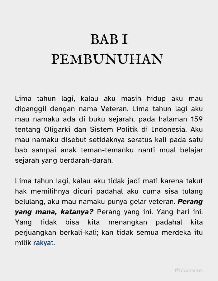 Skripsi tentang hidup di sini. Sebuah penelitian: