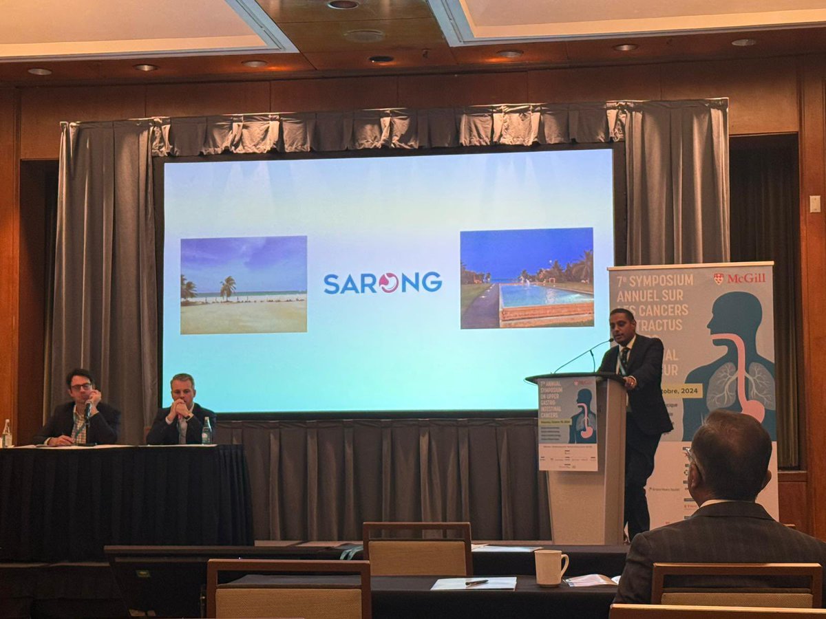 Sheraz Markar (@markarsheraz) on Twitter photo Absolutely wonderful McGill upper gastrointestinal cancer symposium. Fantastic programme organised by <a href="/LFerri123/">Lorenzo Ferri MD PhD</a>. My great honour to present the exciting work on surveillance within the <a href="/SARONG_Trial/">SARONG OG</a>! <a href="/NDSurgicalSci/">Nuffield Department of Surgical Sciences</a> <a href="/SITU_Oxford/">SITU Oxford</a> Absolutely wonderful McGill upper gastrointestinal cancer symposium. Fantastic programme organised by <a href="/LFerri123/">Lorenzo Ferri MD PhD</a>. My great honour to present the exciting work on surveillance within the <a href="/SARONG_Trial/">SARONG OG</a>! <a href="/NDSurgicalSci/">Nuffield Department of Surgical Sciences</a> <a href="/SITU_Oxford/">SITU Oxford</a>
