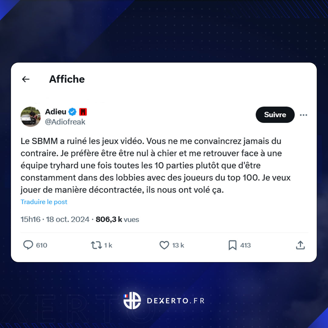 DexertoIntelFR's tweet photo. Vous êtes d'accord avec lui ? 😬 https://t.co/uMu8D0no7S