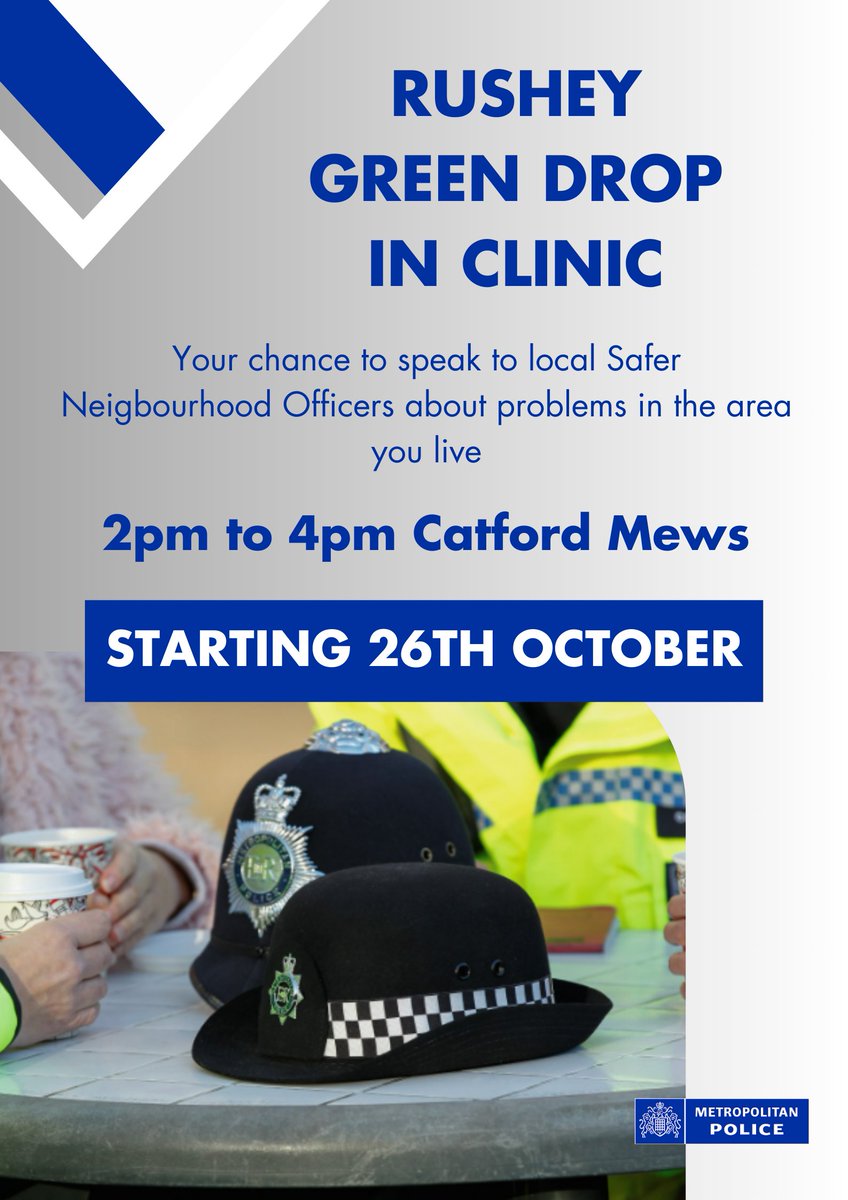 Rushey Green Police tweet media