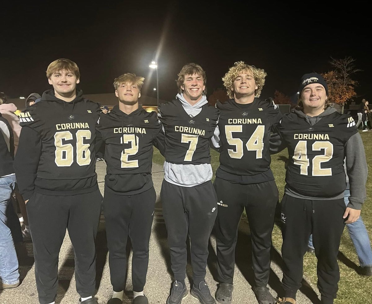 The Heartbeat of Corunna (@hbocorunna) on Twitter photo Congratulations to Corunna seniors AJ Brieger, Bryce Edington, Dayne Zeeman, Alan Mrva and Paul Galesk for being voted 1st Team All-Flint Metro League. <a href="/CorunnaCavsFB/">Corunna Football</a> <a href="/ajbrieger/">aj brieger</a> <a href="/edington_bryce/">Bryce Edington</a> <a href="/dayne_zeeman/">Dayne Zeeman</a> @milo5427 <a href="/PaullyWallie72/">Paul Galesk</a> Congratulations to Corunna seniors AJ Brieger, Bryce Edington, Dayne Zeeman, Alan Mrva and Paul Galesk for being voted 1st Team All-Flint Metro League. <a href="/CorunnaCavsFB/">Corunna Football</a> <a href="/ajbrieger/">aj brieger</a> <a href="/edington_bryce/">Bryce Edington</a> <a href="/dayne_zeeman/">Dayne Zeeman</a> @milo5427 <a href="/PaullyWallie72/">Paul Galesk</a>