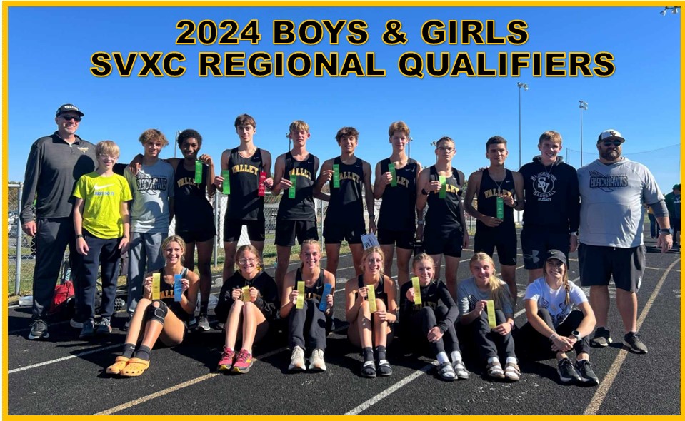 TThe SVXC program made history at the Crawford Co. Sectional as both the boys’ &amp; girls’ teams advanced to the Regional in the same year.  Carson Brown’s 2nd place finish marked the highest finish for a SV runner.  3 in a row for the boys; first time since 2003 for the girls!