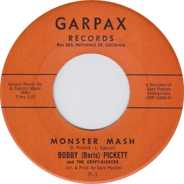 piratenations1's tweet image. “It's now the Monster Mash (The Monster Mash) and it's a graveyard smash”

The Monster Mash song reaches #1 on bill board 100 October20–27, 1962.

"Monster Mash" is a 1962 novelty song by Bobby "Boris" Pickett. The song was released as a single on Gary S. Paxton's Garpax Records