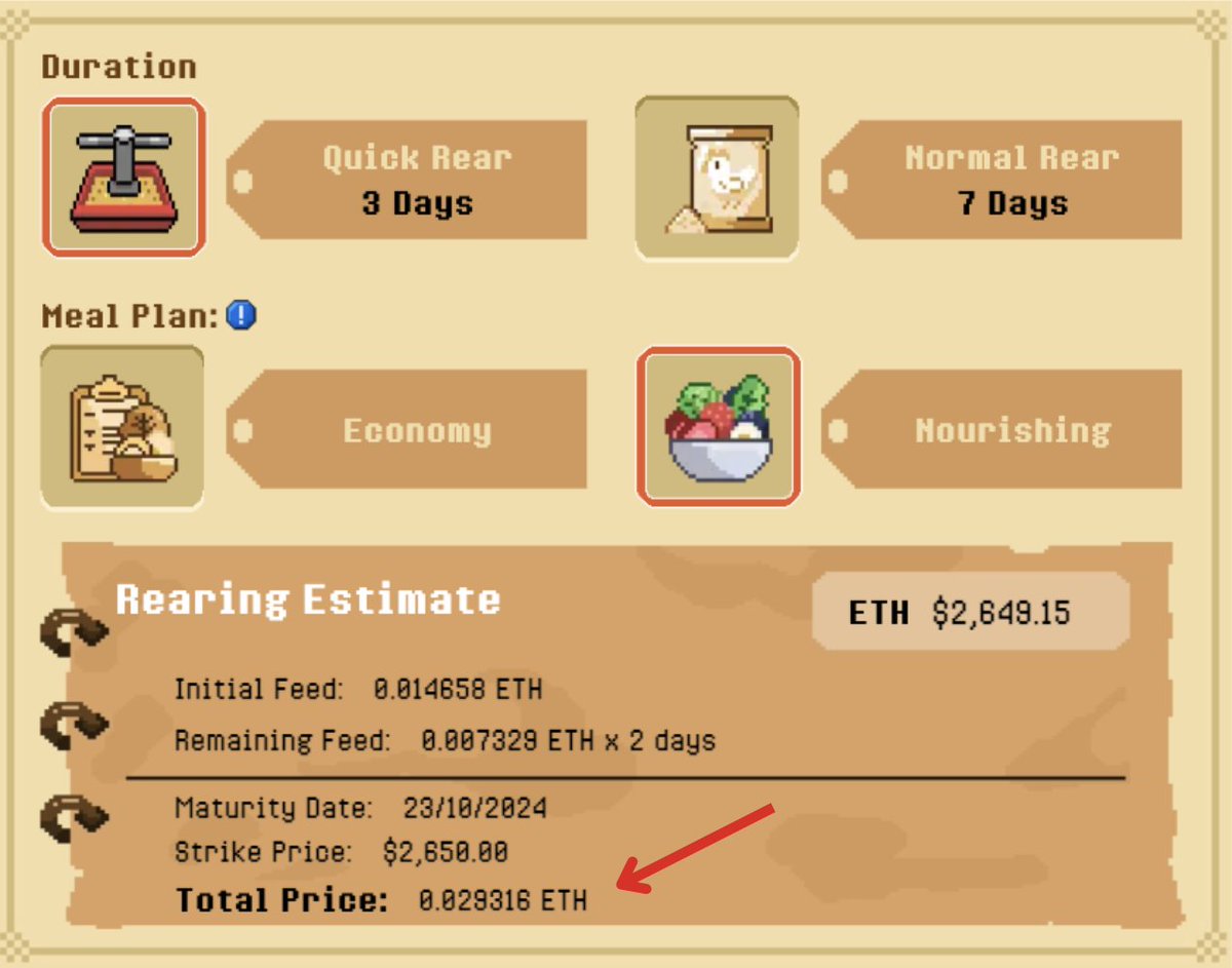 Community members are earning 170x gains, turning $100 into 15k $PEGG ($17K) by staking profitable POKs.

The cheapest way to raise a POK is the 3-day nourishing plan: 
Mint for 0.014ETH ($39), Total Cost 0.029ETH ($77).

Wing it, win big &amp; cluck cluck, make money. #PokPok