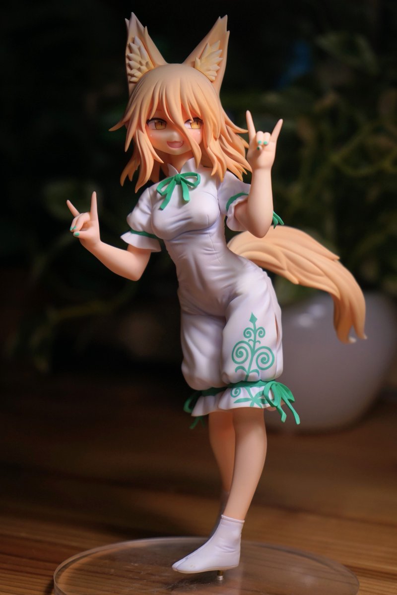 益子焼 『きつねの楽隊』 メルヘンの世界 置物 花瓶 （作者・神崎麻里