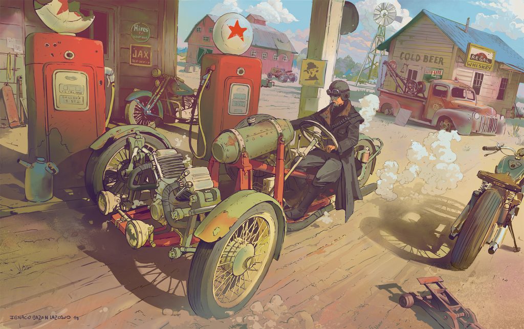 「The Art of Ignacio Bazán Lazcano - Galle」|IAMAGのイラスト