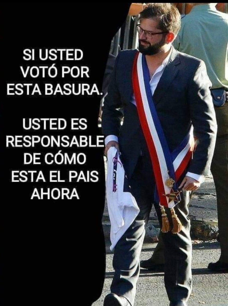 Usted arbolito es uno de los principales responsables #BoricComplice