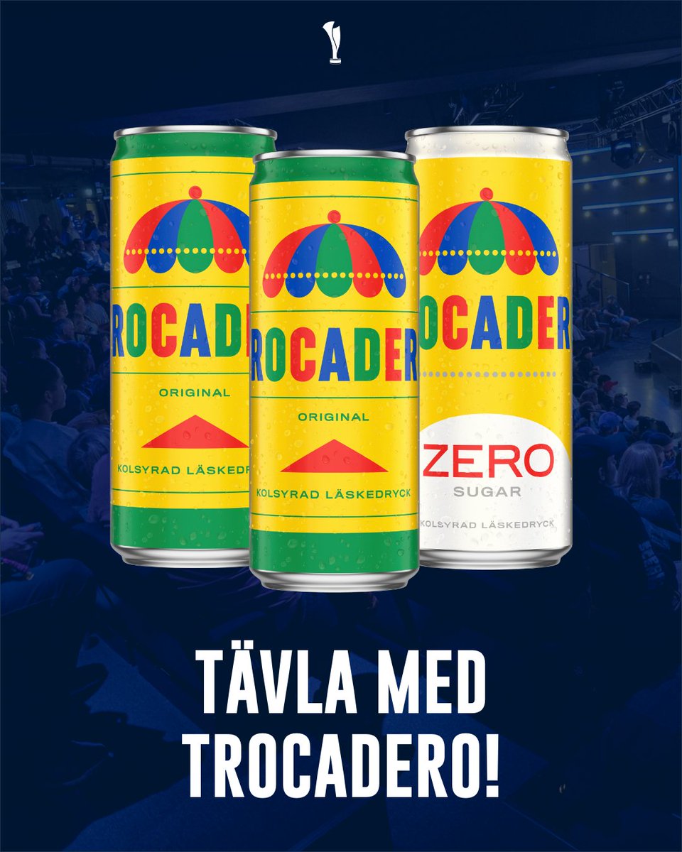 SvenskaCupenGG's tweet photo. TROCADERO-TÄVLING! 💛

Tillsammans med vår sponsor tävlar vi ut ett flak Trocadero och lite schysst Troca-merch! 

För att delta:
1. Följ @SvenskaCupenGG 
2. RT:a det här inlägget
3. Berätta vilket lag du tror vinner Svenska Cupen och varför. Bäst motivering vinner!