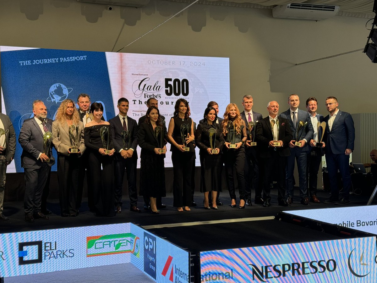 susliomer's tweet photo. Gala Forbes Romania
500 Business Awards 2024 - De unde am pornit, unde am ajuns si ce urmeaza in calatoria companiei. @forbesromania https://t.co/D1X8YTcExr
