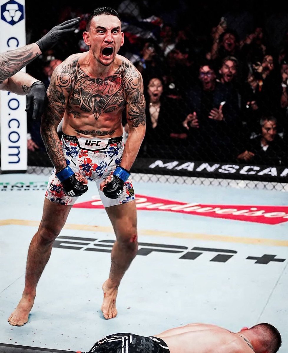 McDainMMA's tweet image. It&apos;s officially Max Holloway fight week, and I can&apos;t wait to see the BMF reclaim the FeatherWeight title! #ChampChamp 

#UFC308