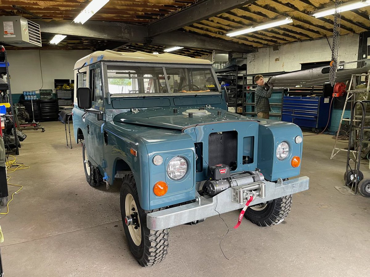 N_Am_Overland's tweet image. 1974 Series III Land Rover

#landrovers #restorationproject #classiccarsdaily #serieslandrover #series3landrover #fullrestoration #rovers #mycar #automotivephotography #carlovers