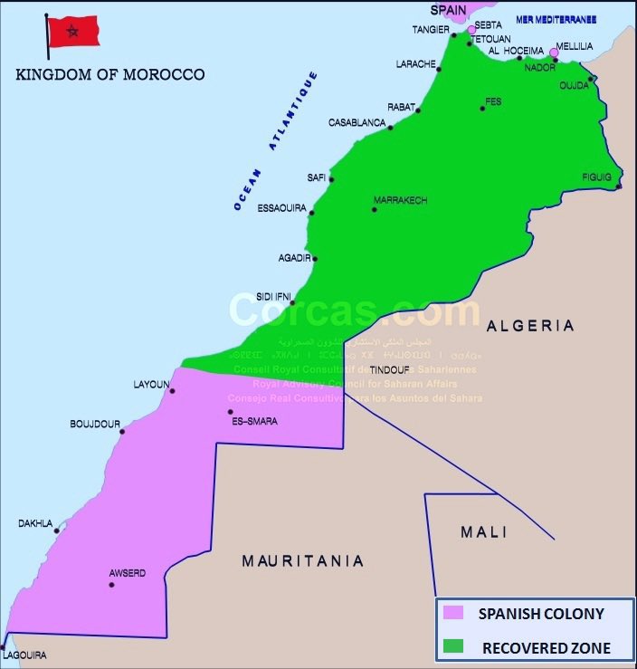 BreikaBeiba's tweet photo. #Morocco recovered its occupied territories from 1956 to 1975/79:
Phase1: North&center 1956
Phase2: Tarfaya Guelmim TanTan Tata...1958
Phase3: Ifni 1969
Phase4: former #WesternSahara territory 1975/79
Please tell the above to #4thCommittee public
#SaharaOccidental
#UNGA79 https://t.co/H4dpxtFdb8