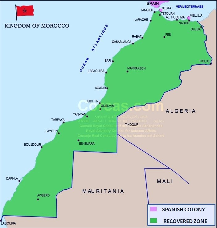 BreikaBeiba's tweet photo. #Morocco recovered its occupied territories from 1956 to 1975/79:
Phase1: North&center 1956
Phase2: Tarfaya Guelmim TanTan Tata...1958
Phase3: Ifni 1969
Phase4: former #WesternSahara territory 1975/79
Please tell the above to #4thCommittee public
#SaharaOccidental
#UNGA79 https://t.co/H4dpxtFdb8
