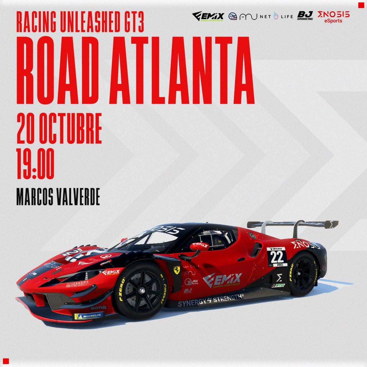 Enosis eSports (@e_enosis) on Twitter photo Road Atlanta there we gO!
🔗 🐦 <a href="/ru_switzerland/">Racing Unleashed</a>
🏎️ Marcos Valverde <a href="/valverDf1_/">marcos⁶¹🪐</a>
📷📺 twitch.tv/racingunleashed
<a href="/Emix_Gaming_/">EmixGaming</a> @Almiun_ <a href="/Bjsimracin1/">BJSIMRACING</a> <a href="/NetLifeGaming/">NetLife Gaming</a> <a href="/SimracingStill/">Still SimRacing Cockpits</a> Road Atlanta there we gO!
🔗 🐦 <a href="/ru_switzerland/">Racing Unleashed</a>
🏎️ Marcos Valverde <a href="/valverDf1_/">marcos⁶¹🪐</a>
📷📺 twitch.tv/racingunleashed
<a href="/Emix_Gaming_/">EmixGaming</a> @Almiun_ <a href="/Bjsimracin1/">BJSIMRACING</a> <a href="/NetLifeGaming/">NetLife Gaming</a> <a href="/SimracingStill/">Still SimRacing Cockpits</a>