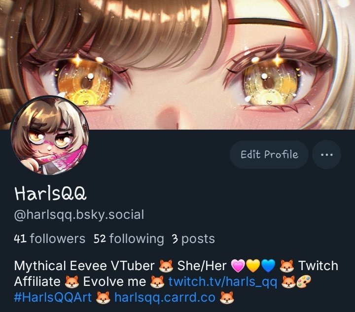 HarlsieVT's tweet image. I did the 💙☁️ thing too :3

#Vtuber