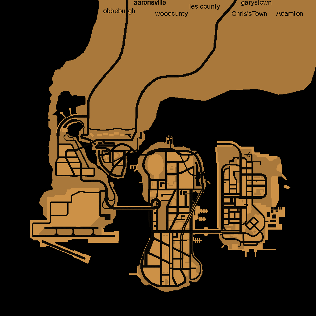 JonathanTC10's tweet photo. @ObbeVermeij  Still surprising that the 2D era of #GTA had the islands of Liberty City pointing in an angle just like New York City whereas the later renditions of Liberty City didn't do that, are you able to explain it Obbe at least for #GTA4 ? https://t.co/4lvvsg8RnW