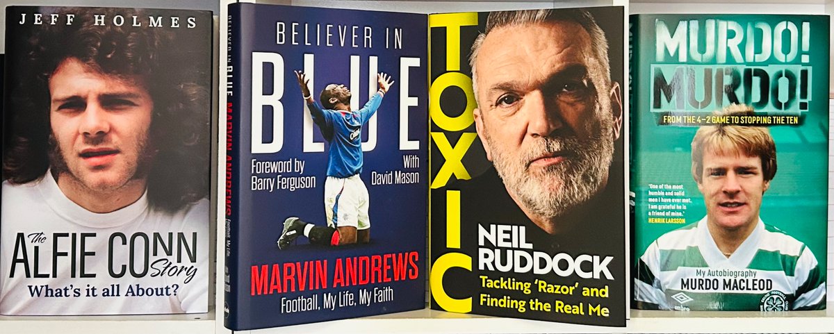 SoccerBooksLtd's tweet photo. *OUT NOW*
New SIGNED autobiographies ⚽️📚👇
https://t.co/KgjNe33HOa
@PitchPublishing @bwpublishing @headlinenf @JeffH1960 @RealRazor @murdomacleod06 @marvellous_77 @RangersFACTS
#RangerFC #CelticFC #SPFL #THFC #LFC #PL #CPFC #Millwall #ScotlandNT #WHUFC #Hibs #SaintsFC #EFL https://t.co/EfYb1WhOw1