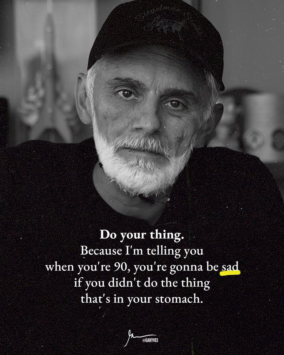 garyvee's tweet photo. My friends please let this be the post that finally pushes you to the action you’ve been sitting on, the quitting of a horrible job, the bad relationship, the bad behavior that’s hurting you or let this post be the start of something, the content you really want to post, the start up you wanted to start, the asking out of someone you like … let this be the PUSH!!!!

PS : text me for any follow up questions at 📱:1-212-931-5731