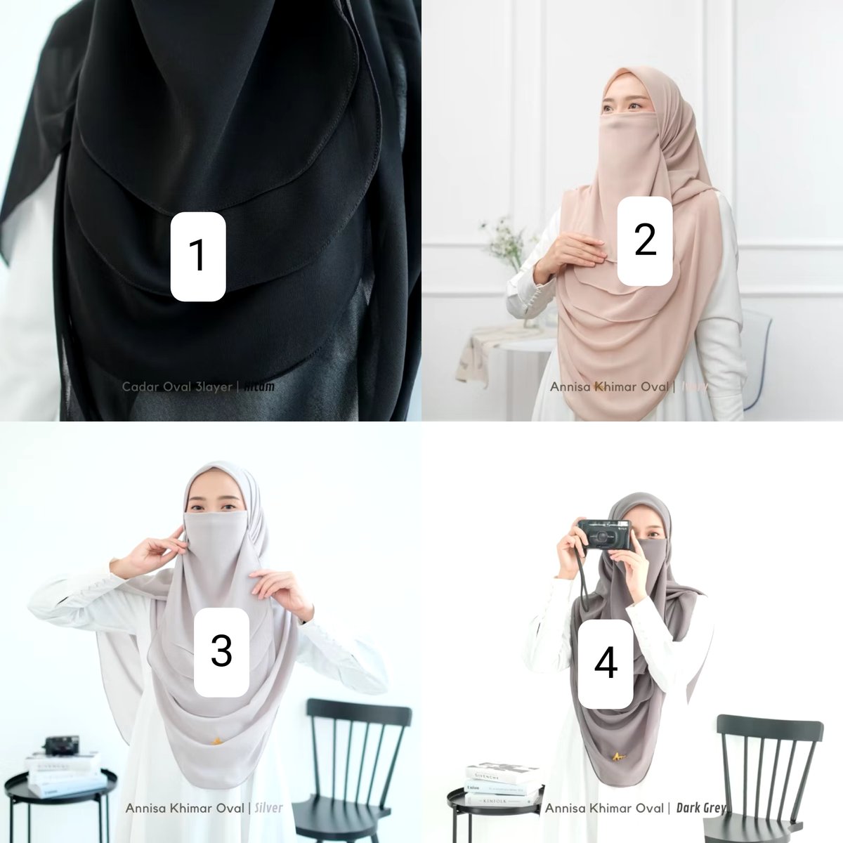 Ayruya_'s tweet photo. Halo! Aku mau GA giveaway preloved new shopee voc gratis ongkir

Siapa pun bisa CO. Berapa pun ngga ada batasan, silahkan... 

—Cadar—
Hitam
Ivory
Silver
Dark Grey
Broken White (BW) 

—Hijab—
BW 120x120
BW 145x145

—Hand shock—
BW

Dom SBY

#zonauang

https://t.co/Im3B2gnq83 https://t.co/ZbnoBqtUWn