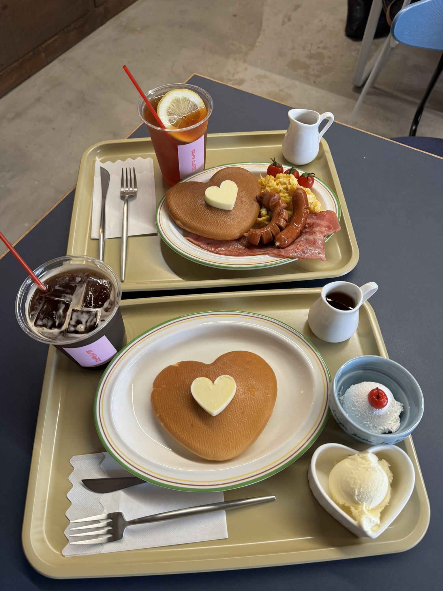 カホン　パンケーキイエロー　B 楽天市場】パンケーキリング 丸 深型 タイガークラウン （ パン