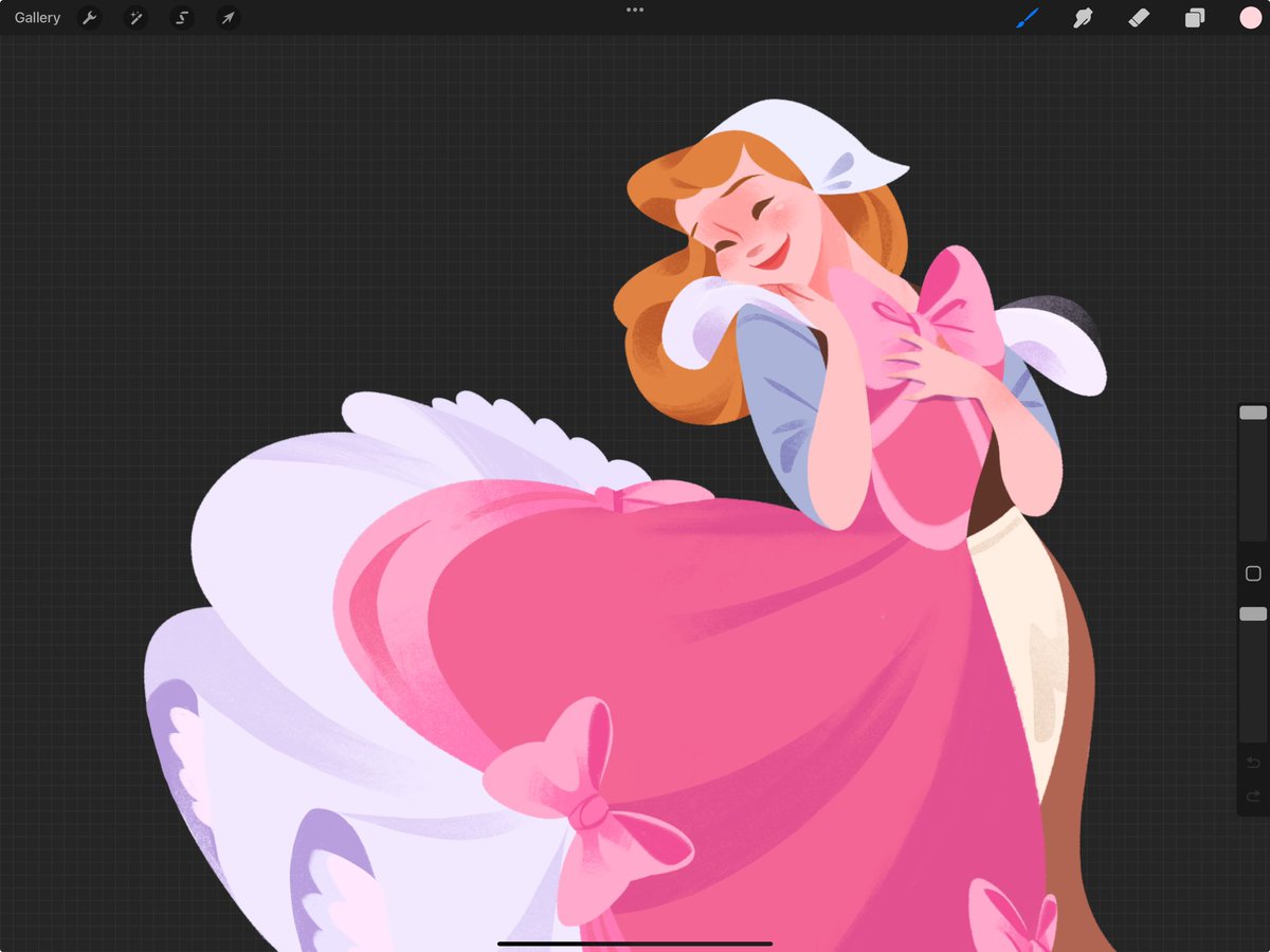 janepicaart's tweet image. You ever look back and think how THAT pink dress was one of the remaining connections Cinderella had with her mother she barely knew and how excited she must have been to finally fit in it AND have a reason to wear it? Yeah me neither.