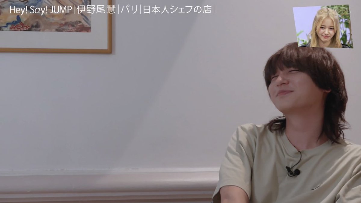 自転車乗り乗り 気持ち良い〜♪伊野尾くんも、「暑いから脱いで良いっ