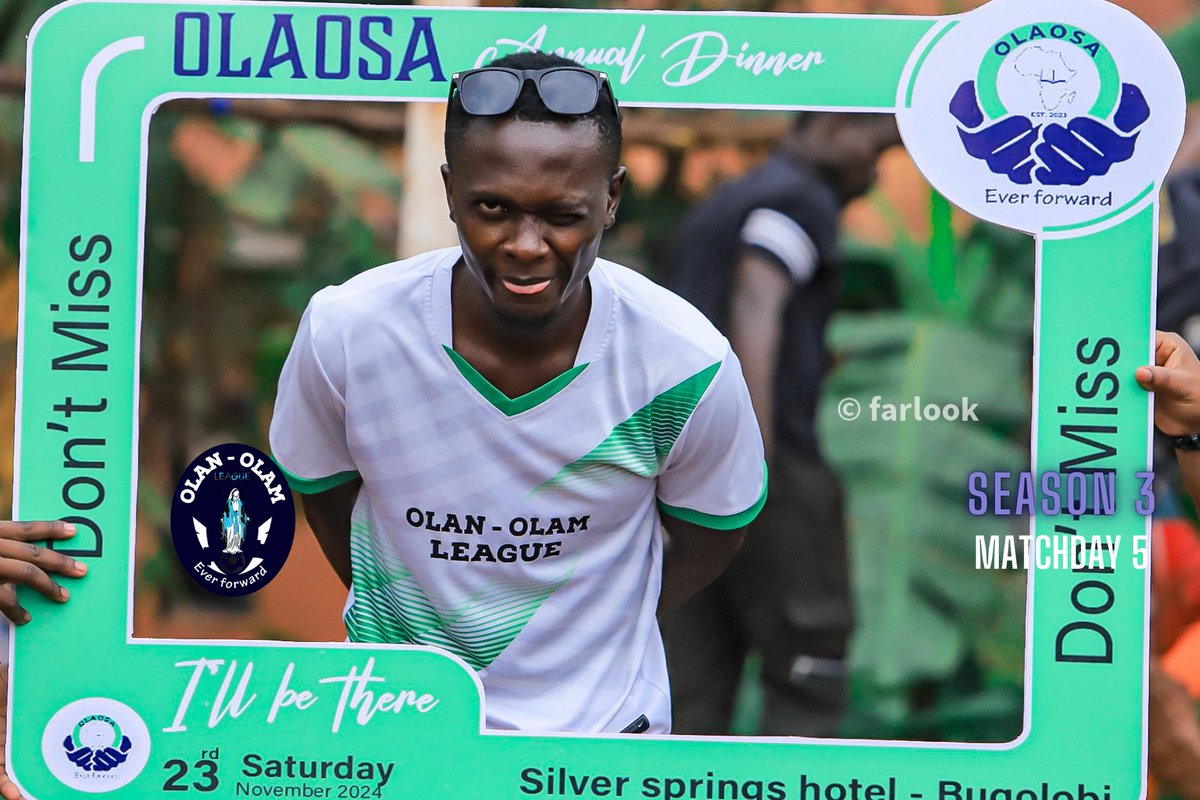 OlanOlam_League's tweet photo. With less than 34 days left to go 
Join us for the @OlaosaCom23 dinner on 23rd November 2024 at Silver Springs, Bugolobi. 

Let's vibe, dine, and get together.

Tickets:
Singles: 80k
Couples: 140k
Table of 8: 800k

Reserve your table via 0754328897 / 0780597007
#OLAOSA_Dines https://t.co/MZiLWhGnvU