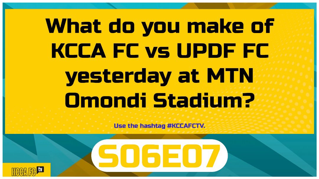 KCCAFCTV's tweet image. Cityzens, share your opinion, we would like to hear from you.

We shall be reading the comments tonight, 8pm on #KCCAFCTV via @NBSportUg