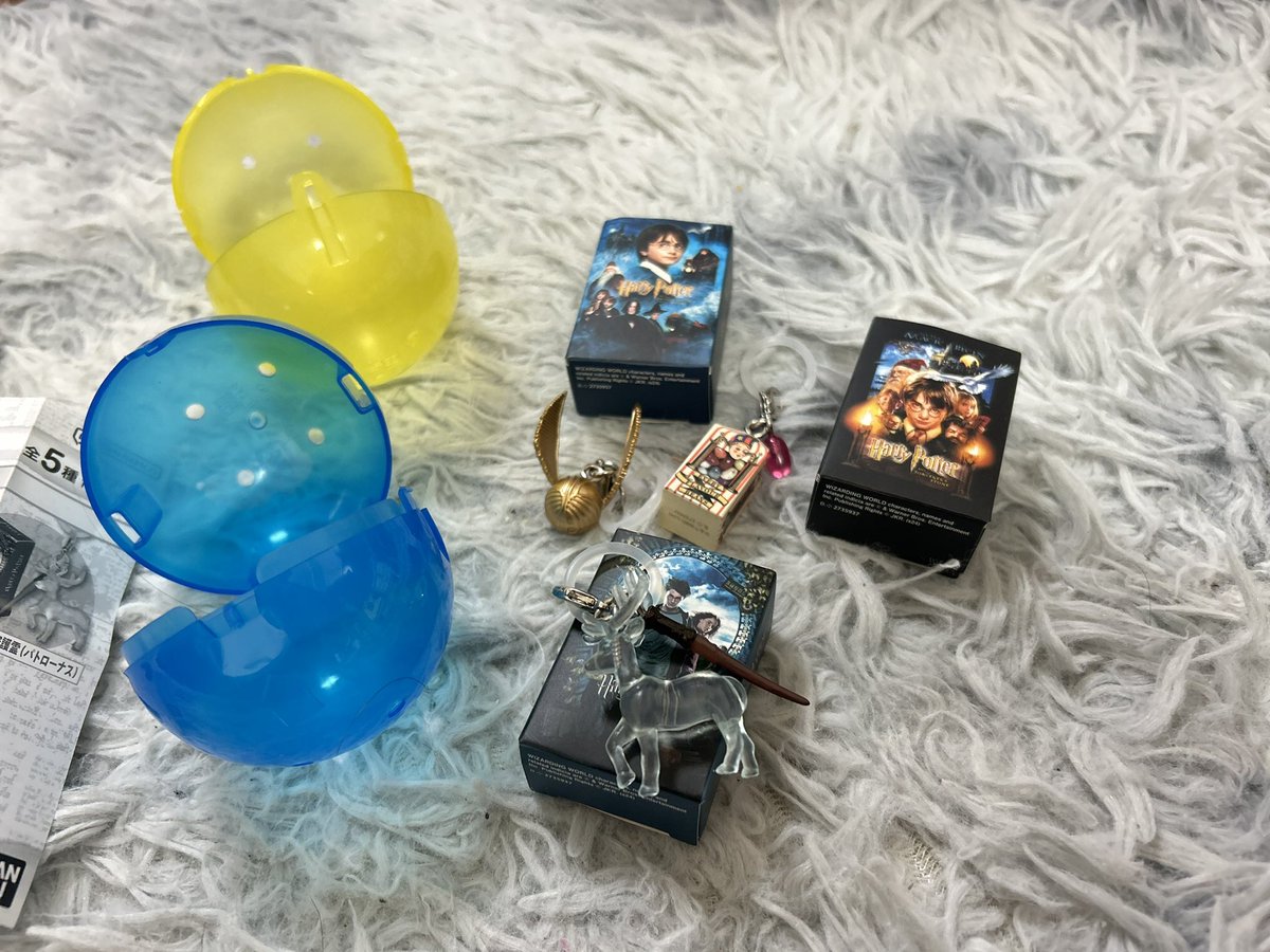 hope_smj's tweet photo. ハリポタのガチャガチャ可愛すぎーーー❣️ 
#HarryPotter
#金のスニッチ
#百味ビーンズ
#パトローナス https://t.co/1UT3KtAClt