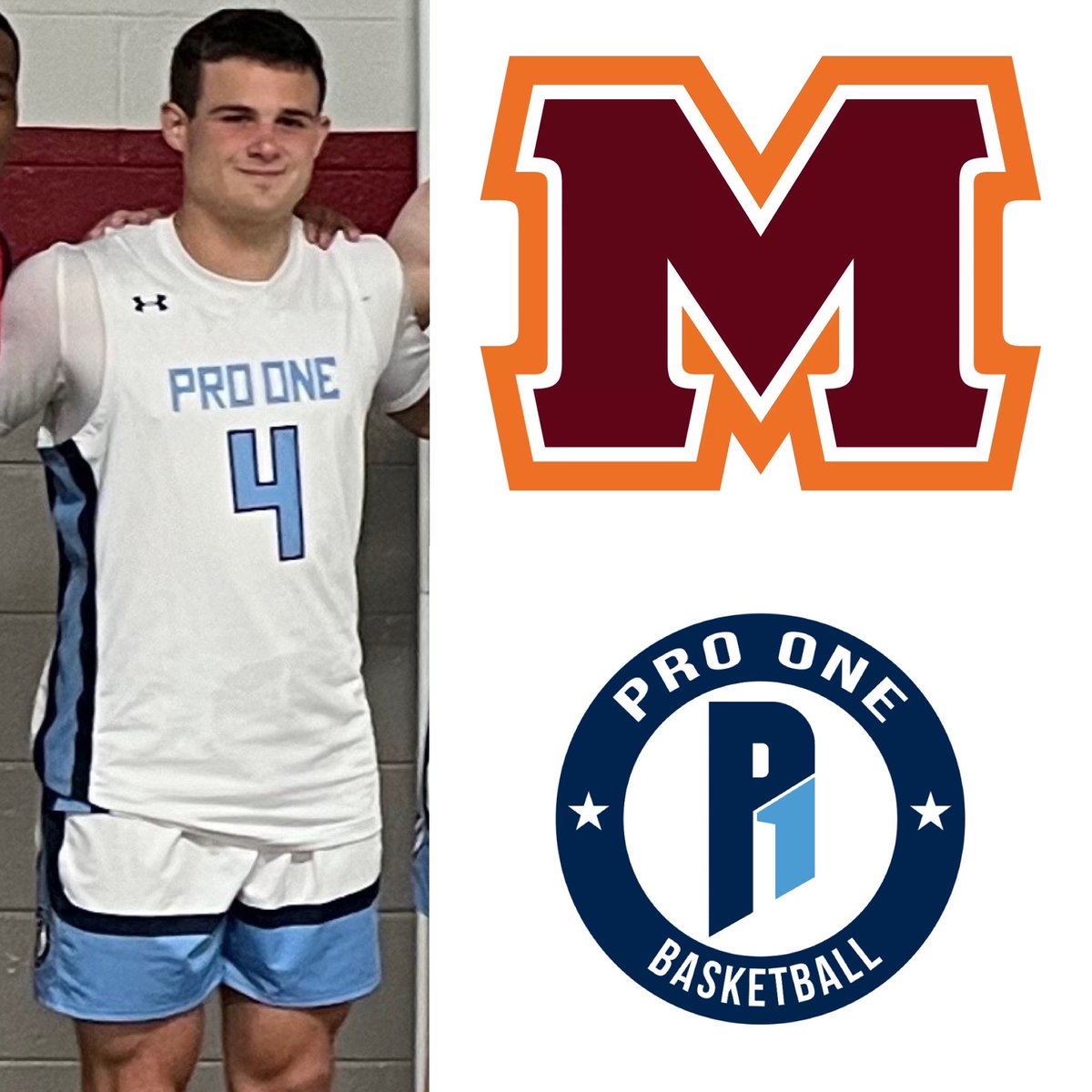 Pro1Basketball's tweet photo. Congrats to 2025 @BryceCurtis21 on his official offer from @MCMensHoops!
#ProOneBasketball | #ProOneSelect | #BeOne | #OneConnect https://t.co/MC1gsX7d9V