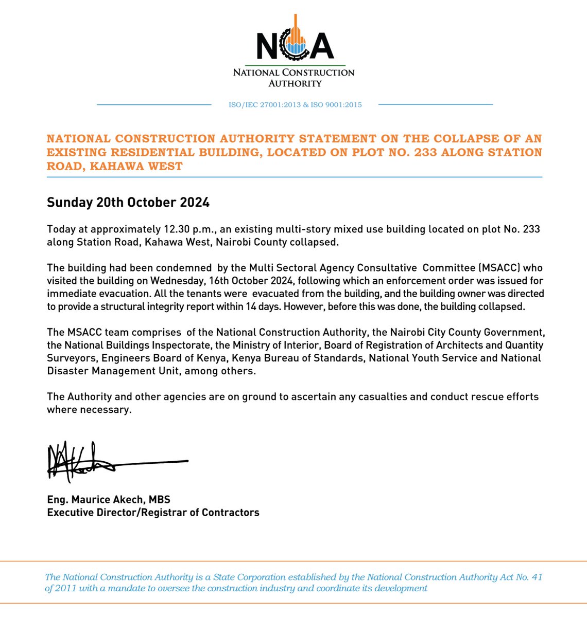 National Construction Authority tweet media
