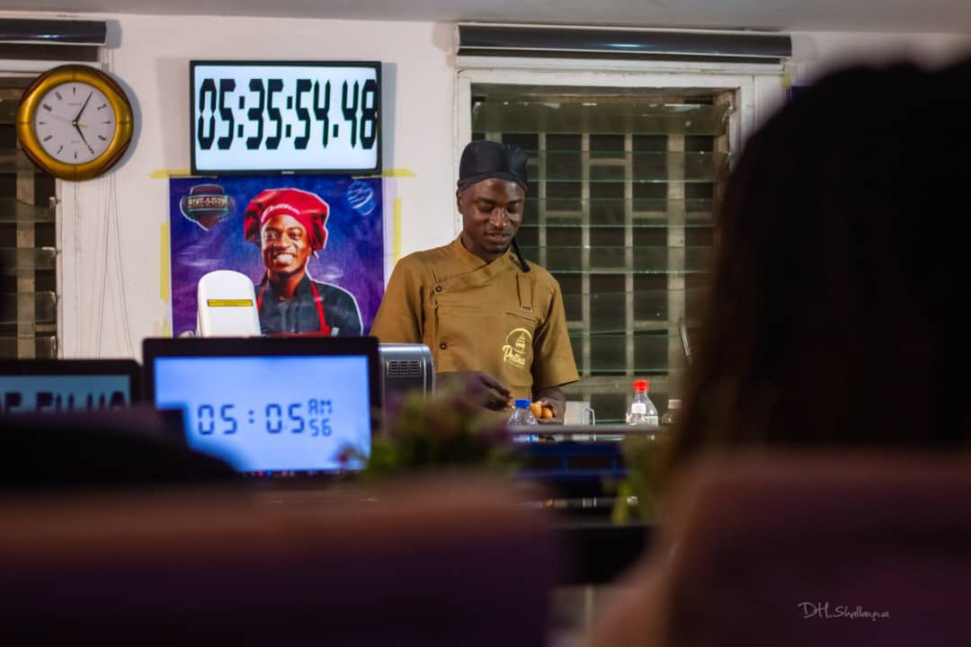 Petinaeventgala's tweet photo. DAY 2: Every second spent in this kitchen counts, and it’s a step toward our most anticipated win. 

The focus, the passion, and the hustle are all coming together as we inch closer to making history. 

#Petina #GWR #BakeAThon #GuinessWorldRecord #Jos #PlateauState #SweetSuccess https://t.co/QdICmaKb02