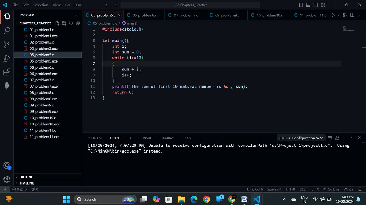 CodingAkashYT's tweet image. 🔄 Just finished Chapter 4 on Loop Control Instructions in C! 🚀
Learned for & while loops and tackled Practice Set 4! 💪
What’s your go-to loop type? 💬👇
#CProgramming #CodeWithHarry #LoopControl