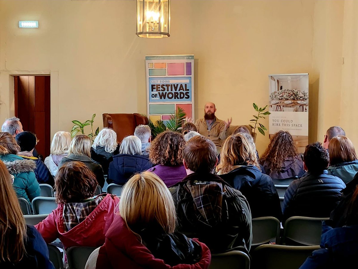 ✔️ Garden design 
✔️ Creating community spaces 
✔️ Getting kids gardening
✔️ Dancing in the garden

Great morning and great crowd for my talk at East Riding Festival of Words.