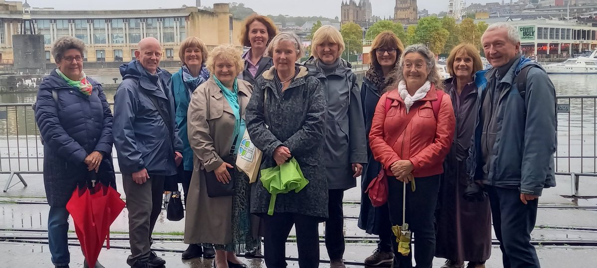 RobCollinGuide's tweet image. A lovely group from Bristol and Bath guides on @BristolSlaveTradewalk in Bristol before their AGM. Discussing the difficult part of Bristol, Bath and British history and Colston&apos;s divisive legacy and the relevance of this history to us now.  @BBGuides @Dr_RGStone