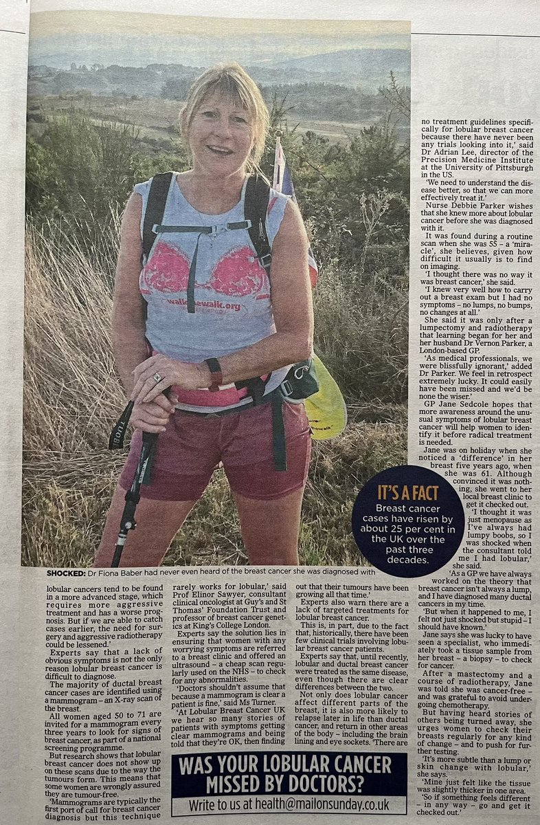 LobularBCUK (@lobularbcuk) on Twitter photo āI was a GP and I missed my own cancer.ā
GPs and Practice Nurses share their own experiences of a #LobularBreastCancer diagnosis.
Letās work together to increase understanding & knowledge of this distinct disease. <a href="/BJGPjournal/">The British Journal of General Practice</a> <a href="/rcgp/">Royal College of General Practitioners</a> <a href="/theRCN/">The RCN</a> #Lobular Thank you <a href="/MeikeLeonard/">Meike Leonard</a> āI was a GP and I missed my own cancer.ā
GPs and Practice Nurses share their own experiences of a #LobularBreastCancer diagnosis.
Letās work together to increase understanding & knowledge of this distinct disease. <a href="/BJGPjournal/">The British Journal of General Practice</a> <a href="/rcgp/">Royal College of General Practitioners</a> <a href="/theRCN/">The RCN</a> #Lobular Thank you <a href="/MeikeLeonard/">Meike Leonard</a>