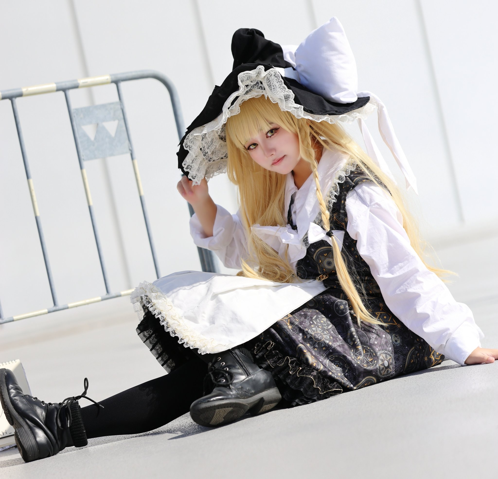 何気無い 匿名配送 東方Project 霧雨魔理沙 コスプレ衣装 フルセット 