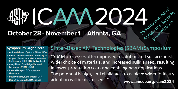 CarrenoMorelli's tweet photo. I'm delighted to be taking part in @ASTMAMCOE #ICAM2024, Atlanta  GA, whose agenda includes 26 Symposia on cutting edge technologies. Among these, Sinter-based Additive Manufacturing...

Learn more at :
- https://t.co/jtbHHN8umL
- https://t.co/DaBMB3NhwH

@hessovalais #3DPrinting https://t.co/KbOGdKVmOV