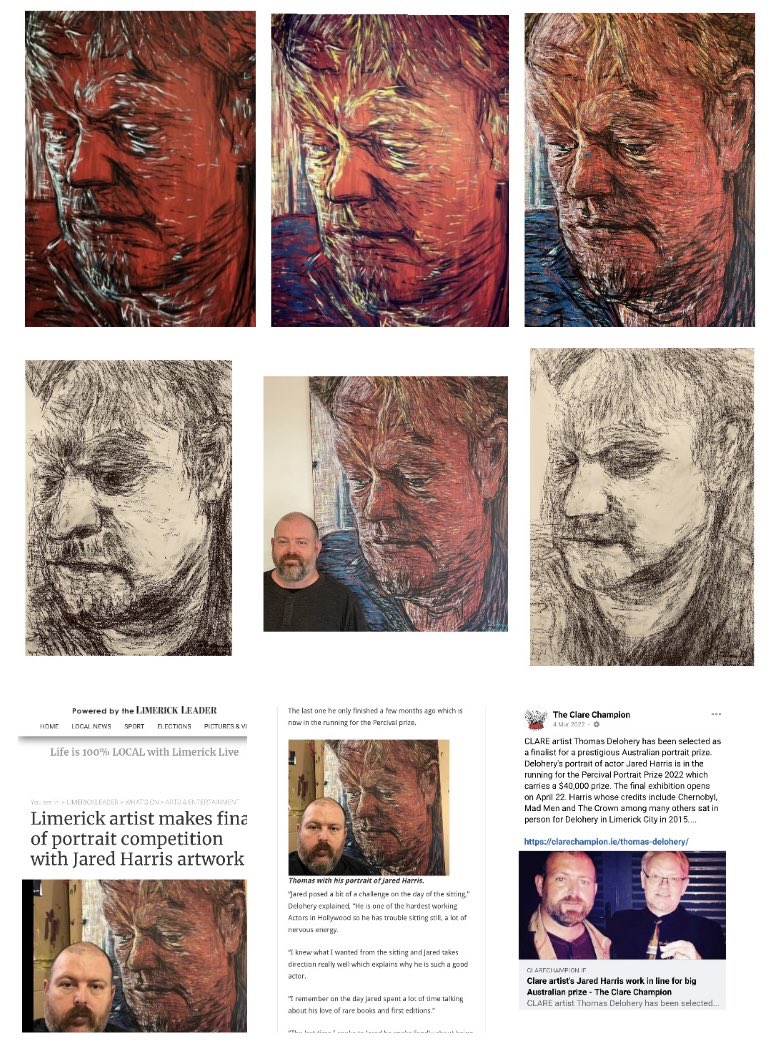 TomdeloheryJ's tweet photo. #lifedrawing #drawing #artprep for #painting #portrait of #britishactorjaredharris #actorjaredharris #jaredharris @JaredHarris #art by #artistthomasdelohery #thomasdelohery @TomdeloheryJ #percivalportraitprize Finalist #irishpress #clarechampion #limerickleader https://t.co/lzM4gRThtz