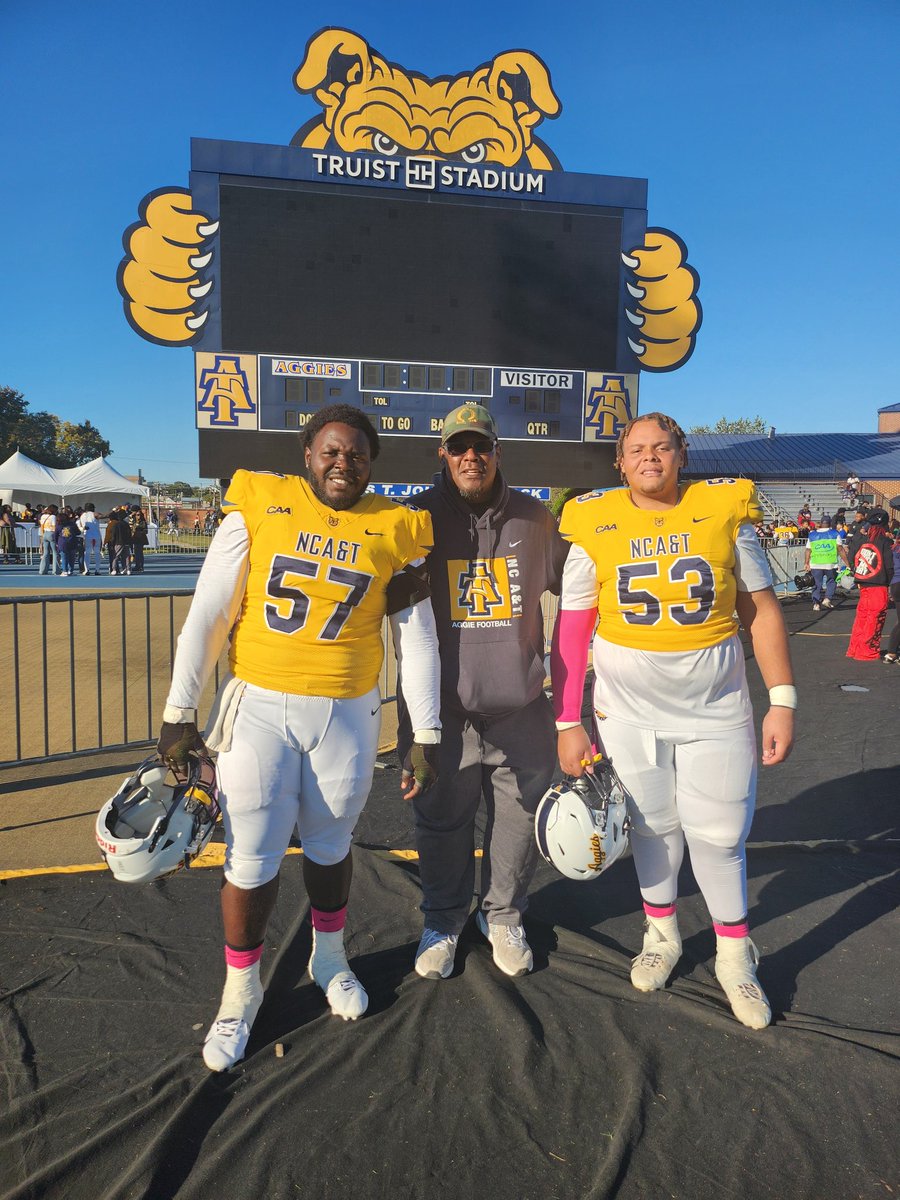 My boys on the field together for the 1st time